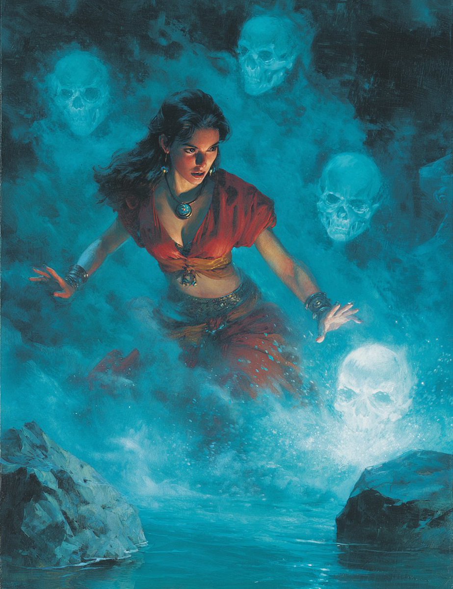 CorpseKings's tweet photo. What's a fun name for a Mage who specialises in conjuring Water Spirits? 🌊 https://t.co/qYm5WpsgxF