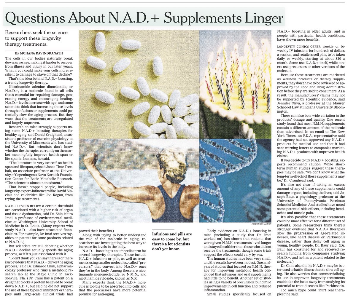 EricTopol's tweet photo. On NAD+ supplement: "The science is almost nonexistent."
https://t.co/BB5QVw3JKn https://t.co/SMZtHqEg65