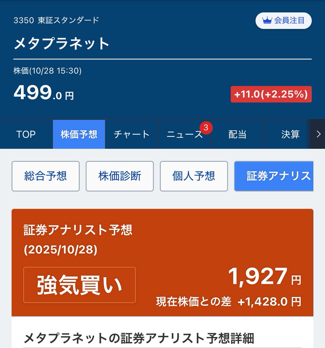 みんかぶのメタプラ予想マジかよ。 マジだったら2億になるんだけど。 60sのコブラ427買おうかな。