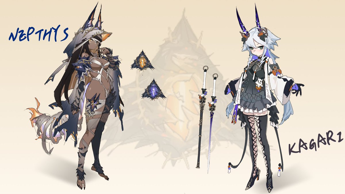 Halloween Faction Festival — Mythic Faction Reveal

Rituals of flame and frost.
Divine sigils carve fate into form.

🖌️ First look at the Halloween concept art for Kagari &amp; Nepthys, designed exclusively for the Mythic Faction.

“Rites of power, fate obeys.”

✨ Pick the design