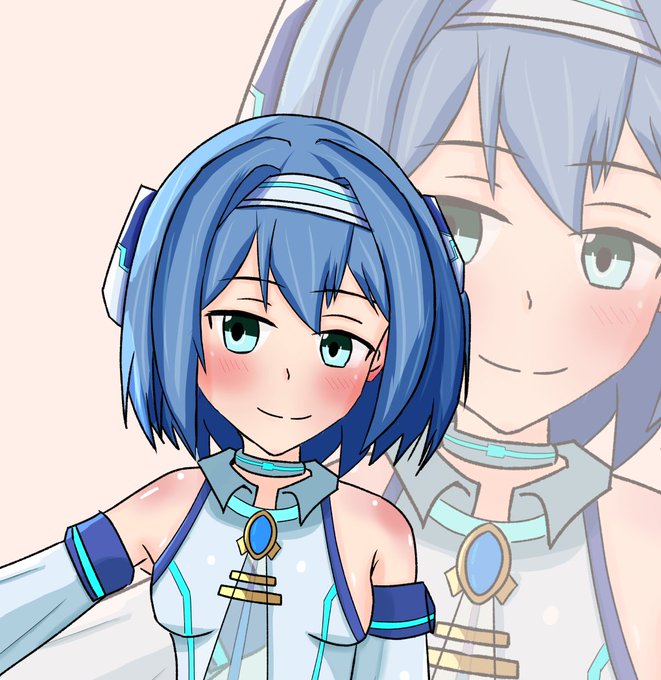 問題解決しました!肌の透明度が原因でした… これがやりたかったのに原因わからなくて右往左往しました… ただ、肌が濃くなっちゃってアオイちゃんにしてはちょっと血色良くなりすぎ…いやこっちの方が良くない…?む…むむ…