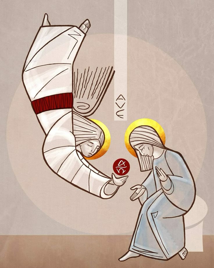 Angelus domini nuntiavit Mariae...