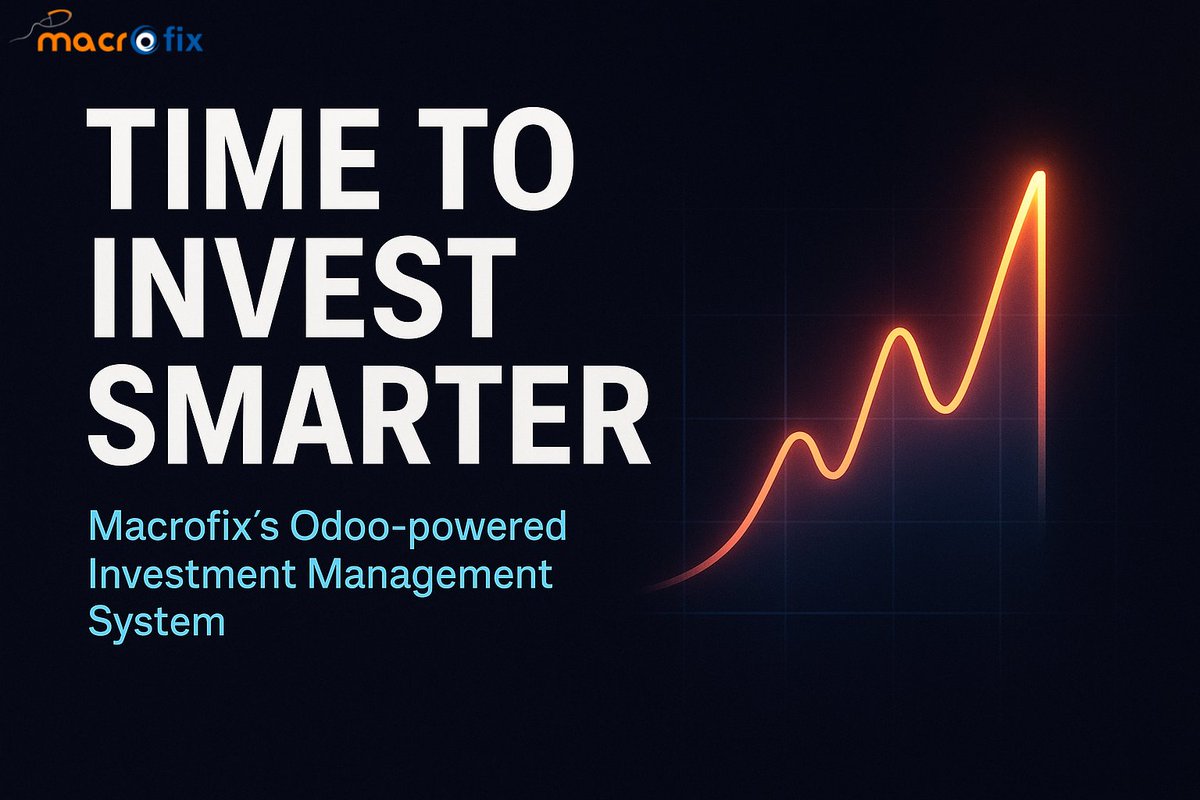 macrofix's tweet image. Meet the smarter side of investment management. 

Our Odoo-powered Investment Management System helps you automate tasks, visualize data, and make informed decisions effortlessly.

💼 Because in today’s world, smart tools make smarter investors.

👉 macrofix.com/odoo-software/……
