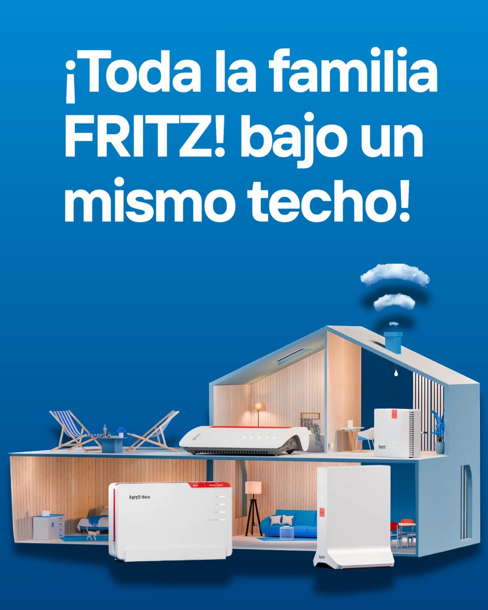 Tu Wi-Fi y tu casa se merecían esto.
Ya puedes comprar directamente en la nueva tienda FRITZ! 🛒.
fritz.com/es-es
Routers, repetidores, domótica… todo FRITZ! en un solo lugar. #pasateafritz #necesitasunfritz