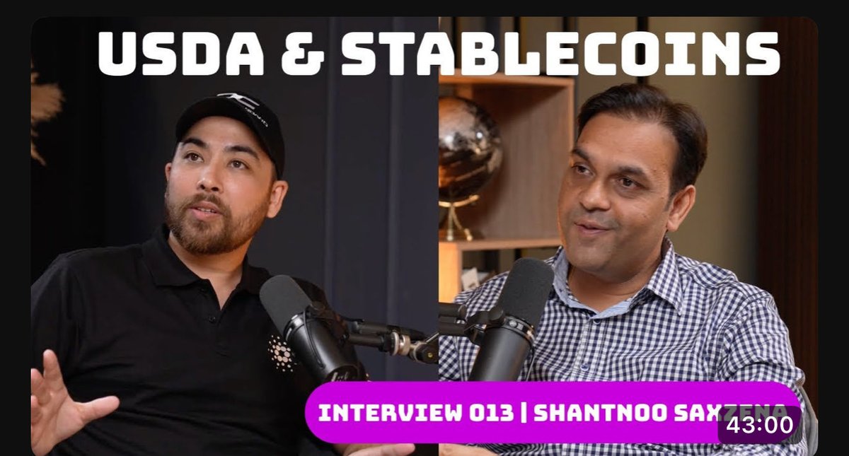 DiscoverCardano's tweet photo. Gm Cardano!!! 

We hope you like the first two interviews we dropped… 

Coming up next is a chat with Shantnoo Saxsena CEO of @AnzensOfficial the company behind the USDA stablecoin! 

Subscribe to our you tube (link in comments) and turn on notifications to be kept up to date with when this and others drop!