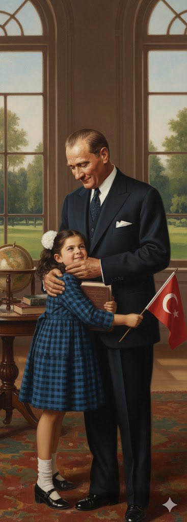 #29Ekim
Çocukluğum Atatürk’ün kütüphanesinde, onun okuduğu kitapları incelemekle geçti.
İlk gittiğimde dikkatimi çeken şey, altını çizdiği satırlardı. Fransızcaydı kitap… Yanına Türkçe notlar almıştı. Ama o satırlarda ne yazdığını anlayamamıştım.
++