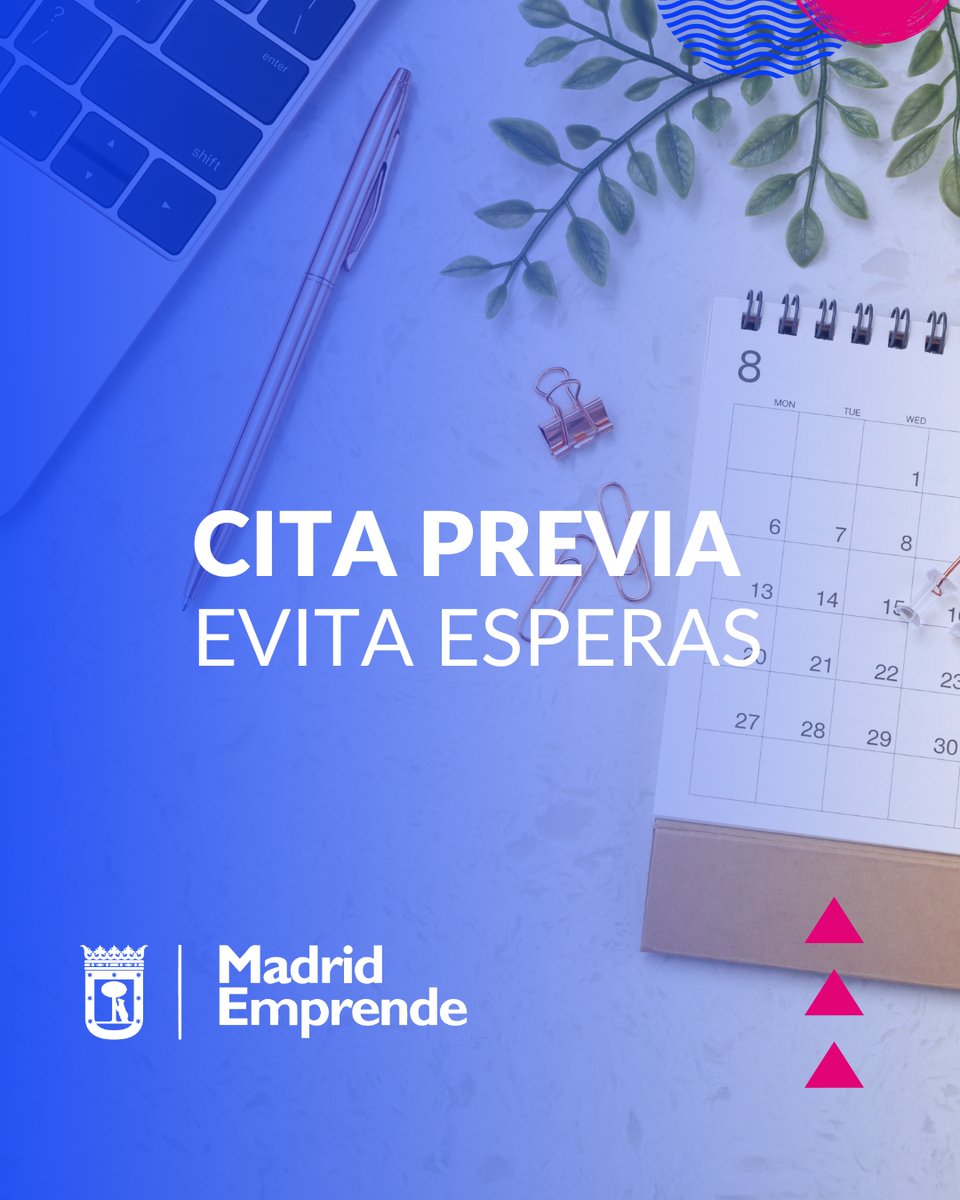 MadridEmprende's tweet photo. Ofrecemos asesoramiento personalizado para personas emprendedoras, autónomos y empresas.
👥Presencial con #CitaPrevia (VUE y #RedDeViveros)
📞Telefónica con #CitaPrevia
📧Correo electrónico
¡Solicítala ya! 🔗 https://t.co/wjXdvKruv5
#MadridEmprende #emprendimiento https://t.co/Rdc4By527Z