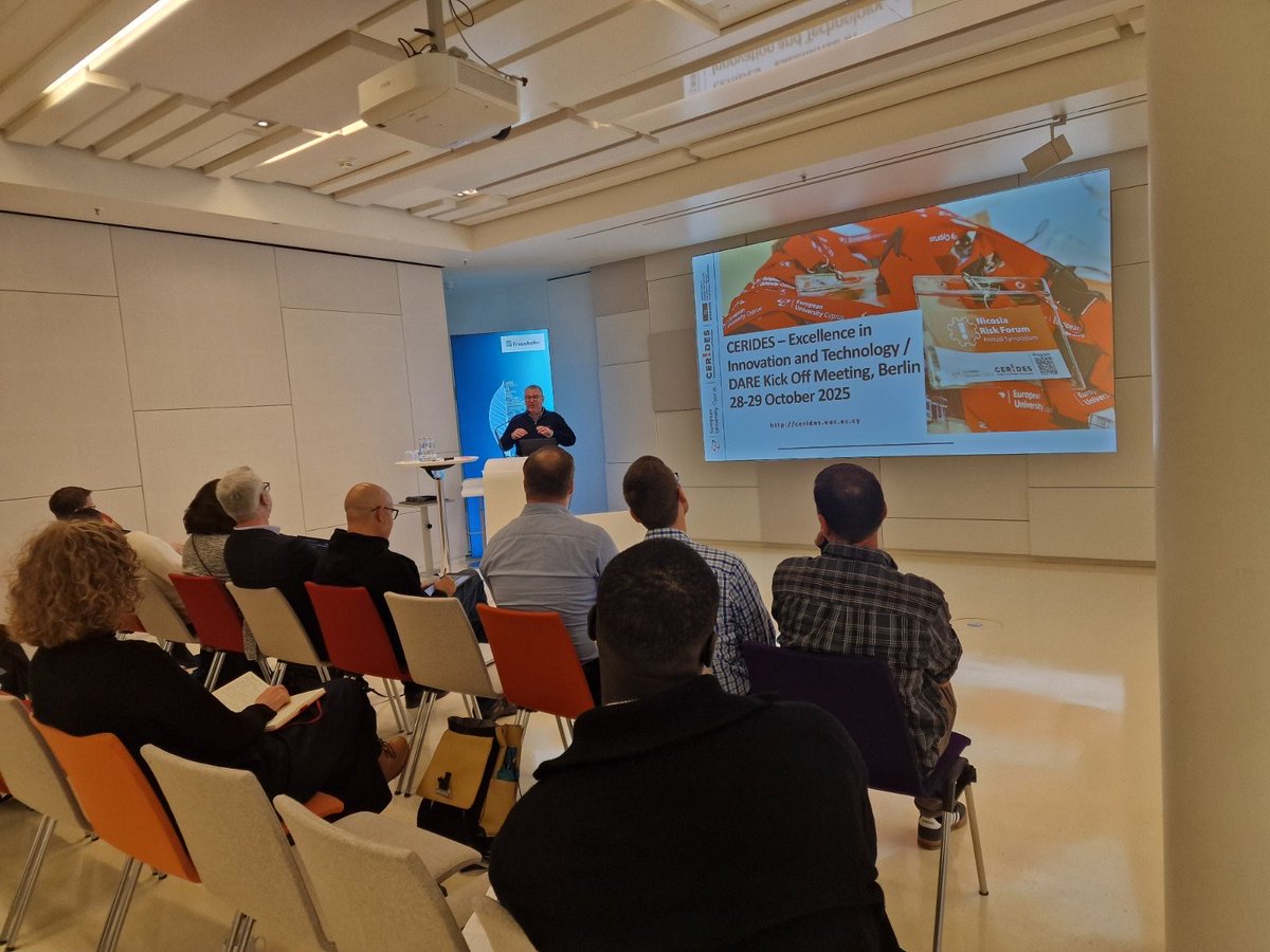 📢 in #Berlin for the kickoff meeting of the brand new <a href="/HorizonEU/">Horizon Europe 🇪🇺</a> project <a href="/_dare_eu/">DARE EU</a> . In the next 3 years we aim to increase interoperability between the various actors in disaster management and increase disaster prevention by engaging with more citizens. 

#DisasterManagement