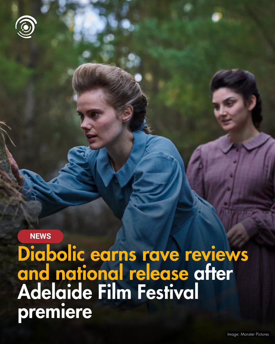 ScreenHub's tweet image. Daniel J Phillips’ new horror feature Diabolic has quickly become one of the most talked-about titles from this year’s Adelaide Film Festival, and thanks to audience demand, is hitting cinemas nationwide this November. 

Read the full article here: vist.ly/4bymn