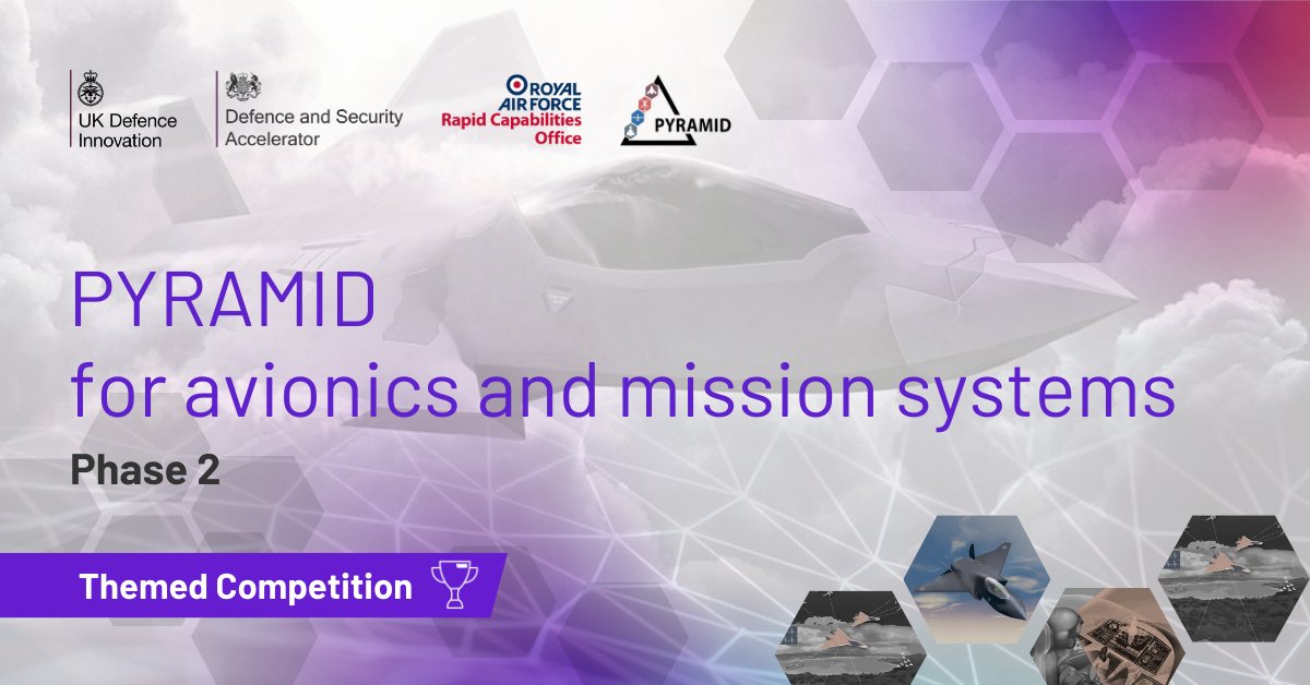 DASAccelerator's tweet image. Have you seen Phase 2 of the #DASA PYRAMID for avionics and mission systems Themed Competition?

It continues from Phase 1 but with particular interest in collaboration and projects which enhance the benefits of PYRAMID adoption.  

Learn more and submit: ow.ly/OERv50X7BwT