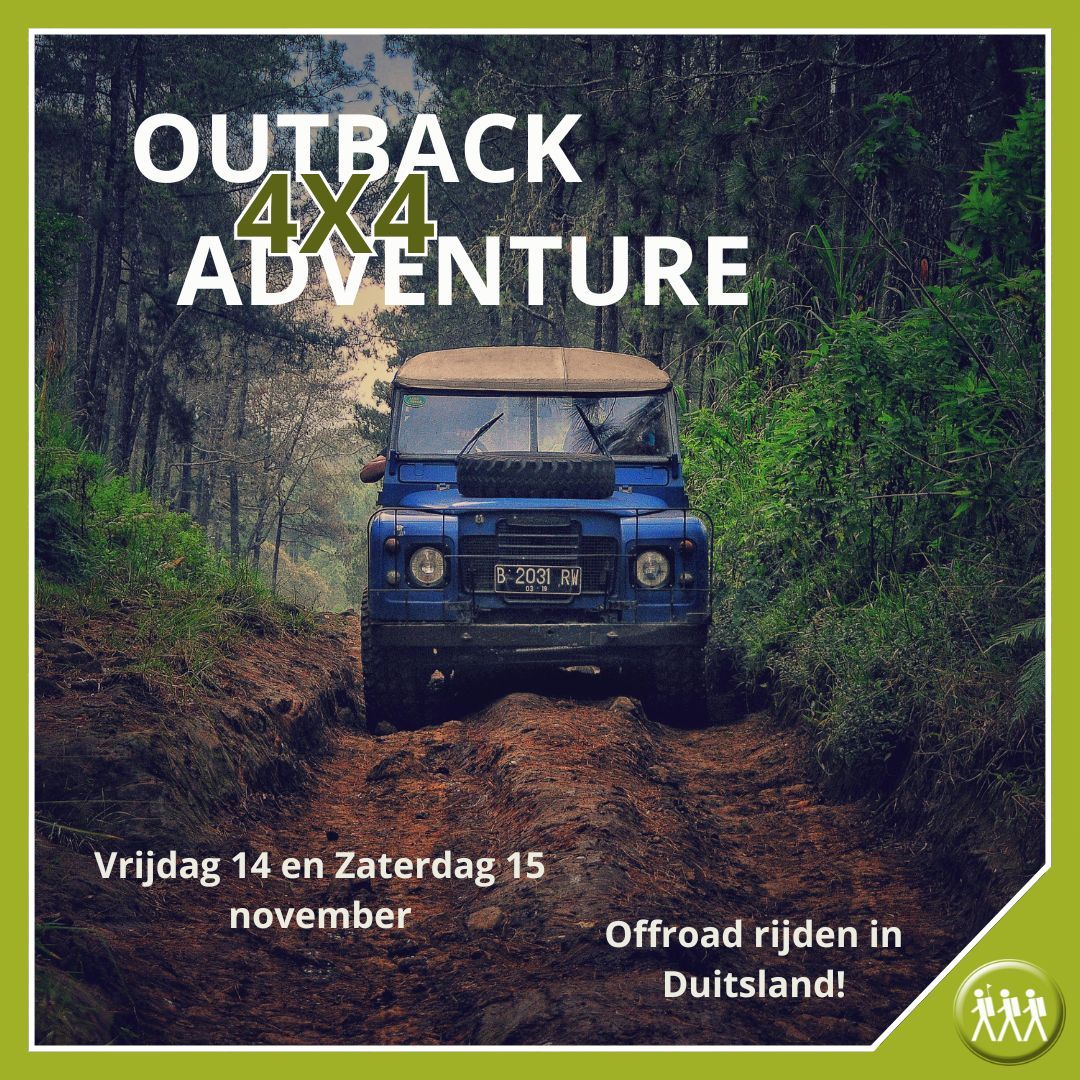 4x4 Adventure!
Vrijdag 14 en zaterdag 15 november gaat Outback Explorers offroad rijden in Duitsland.
Geef je nu op via: 100procentvader.nl/coaching/4x4-a…