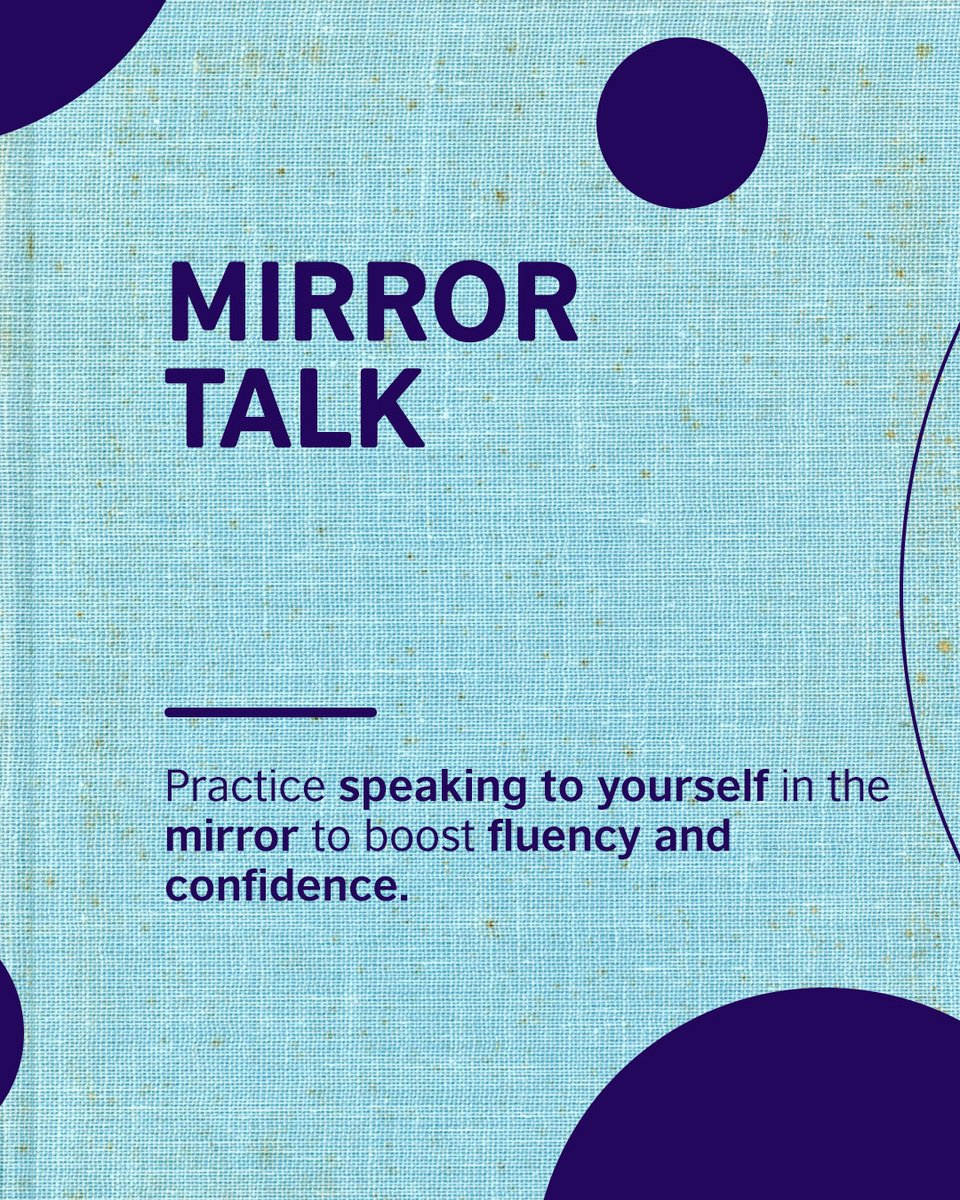 BritishCouncil's tweet image. Practice makes progress when learning a new language! 💬 Build confidence and pronunciation by speaking in front of the mirror. #LanguageHack

Give it a go and tell us how you get on...
