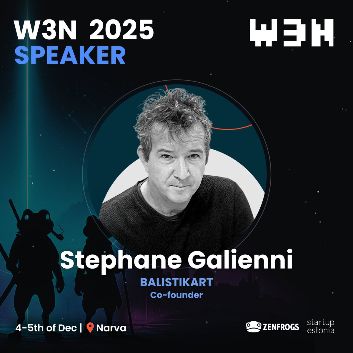 🌟 On stage at #W3N2025: Stéphane Galienni, Co-founder of BALISTIKART – a leading creative strategist, filmmaker, and digital artist shaping the intersection of luxury, AI, and Web3.

As a digital communication expert with roots at Publicis, Stéphane has spent over 20 years