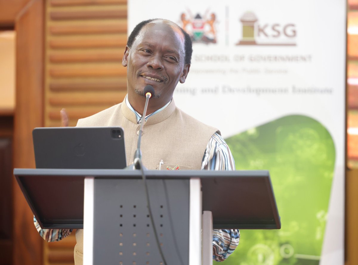 ICTAuthorityKE's tweet photo. @KSG_Nairobi hosts government leaders, innovators & experts to boost Kenya's digital resilience. @William_Kabogo emphasizes cybersecurity as a shared responsibility. #CyberWeekAfrica2025 #DigitalTransformation #ICTAuthorityKE #KSG #MICDE https://t.co/bwKQWHDsHo
