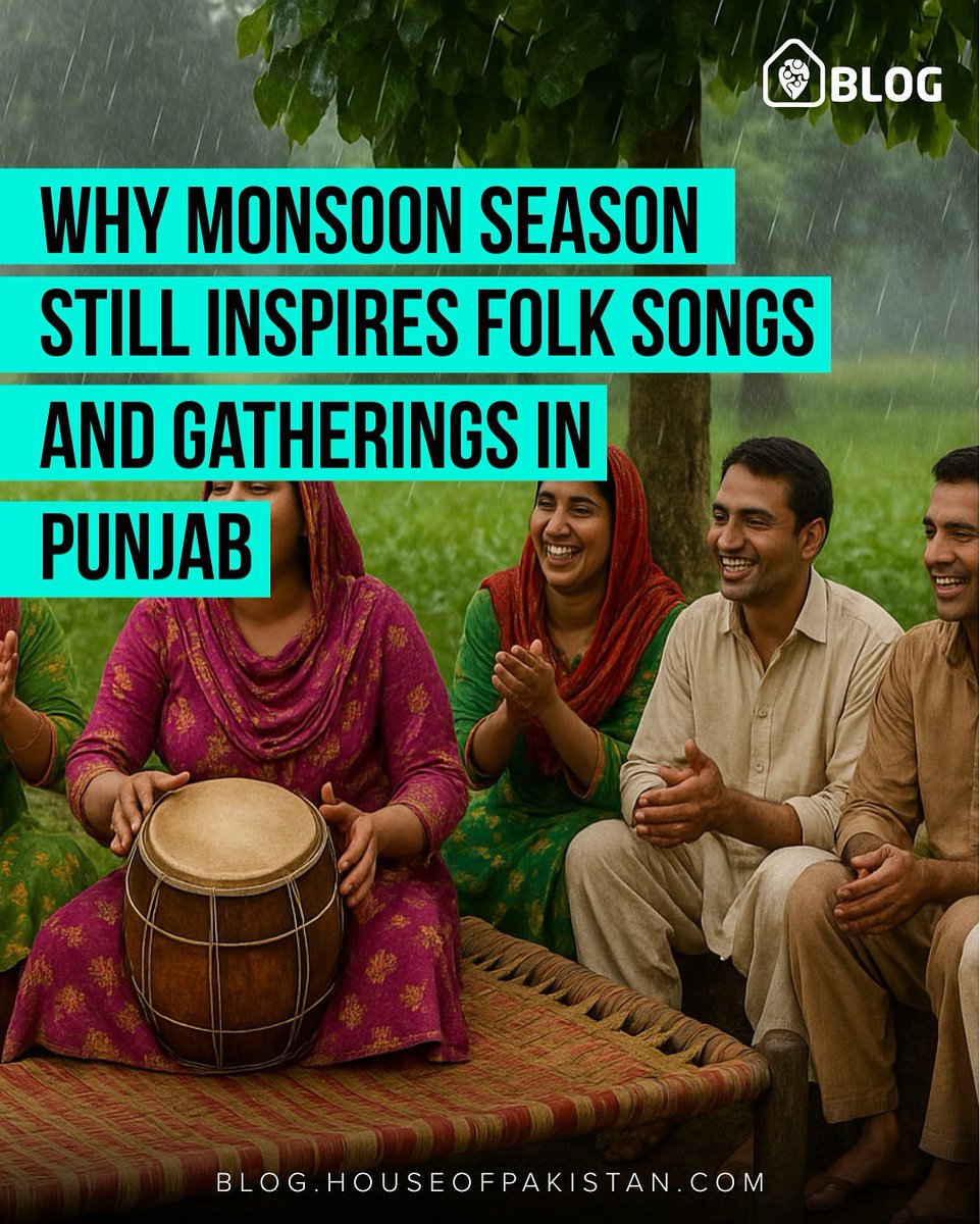 #Monsoon in #Pakistan does not only mean the #rain but also #celebrating, #culture and #music. When the first drops touch the parched earth of #Punjab, something #magical happens.

Full Article :
blog.houseofpakistan.com/why-the-monsoo…