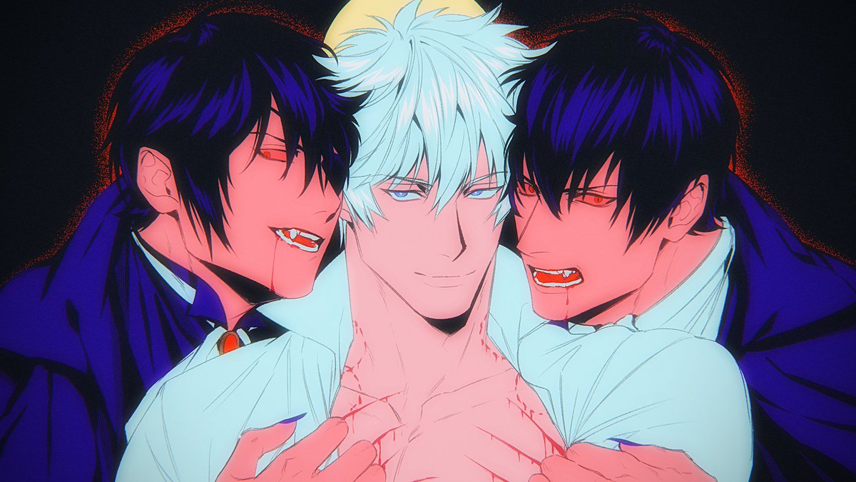 m1hwa1's tweet image. 작년 핼러윈에 그린 건 이거네요