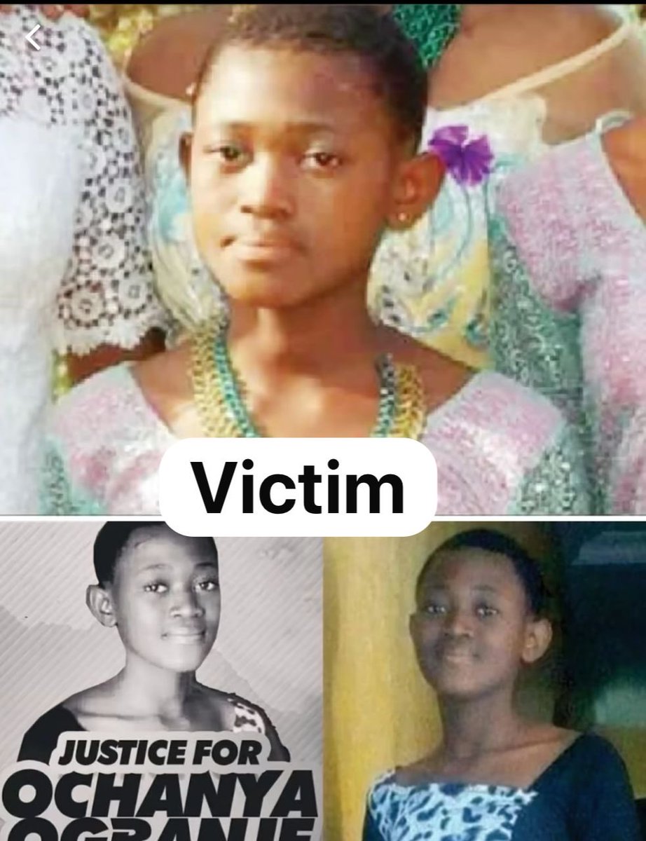 GemisAlpha's tweet photo. Ochanya Elizabeth Ogbanje, a 13-year-old Nigerian girl, died on October 17, 2018, from vesicovaginal fistula—a debilitating condition caused by prolonged, repeated rapes by her uncle Andrew Ogbuja and his son Victor, starting when she was nine. She lived with them in Abuja to attend school, but suffered years of abuse leading to chronic health issues. The men were charged with culpable homicide but acquitted due to legal technicalities like the statute of limitations, fueling persistent demands for justice and child protection reforms.