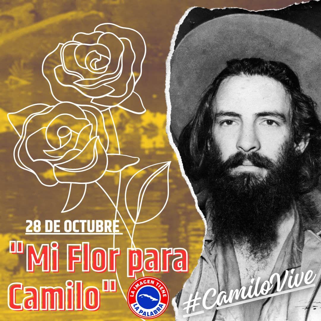 Aniversario de la desaparición física del Señor de la Vanguardia, nuestro querido Camilo Cienfuegos 
#CamiloVive
