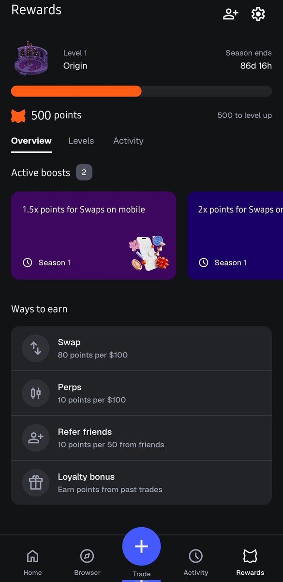 criteria Metamask ออกแล้วนะครับเพื่อนๆ
ใส่ code : 3CEZ8A เพื่อรับ 250 pts
