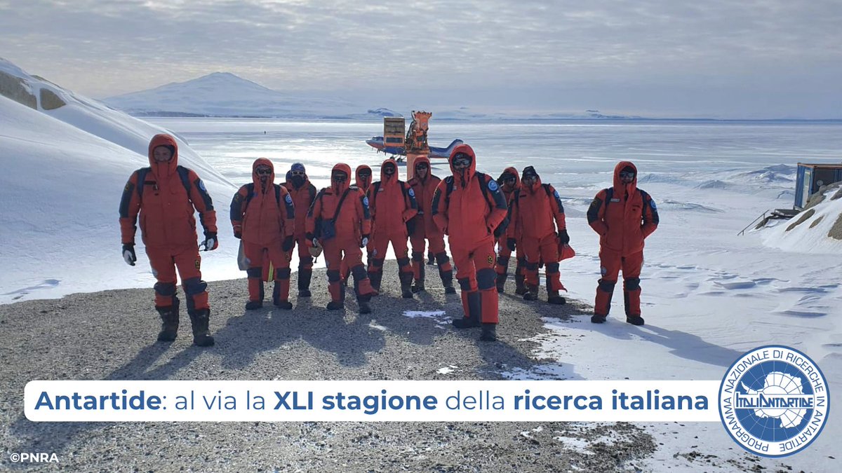 CNRsocial_'s tweet photo. #Antartide: al via la 41a stagione della ricerca italiana
Circa 200 persone impegnate in progetti di glaciologia, geologia, climatologia, biodiversità e oceanografia che si svolgeranno tra la basi #MarioZucchelli e #Concordia e la rompighiaccio #LauraBassi
https://t.co/EhcFRu5qdS https://t.co/0XtYy2DL7Z