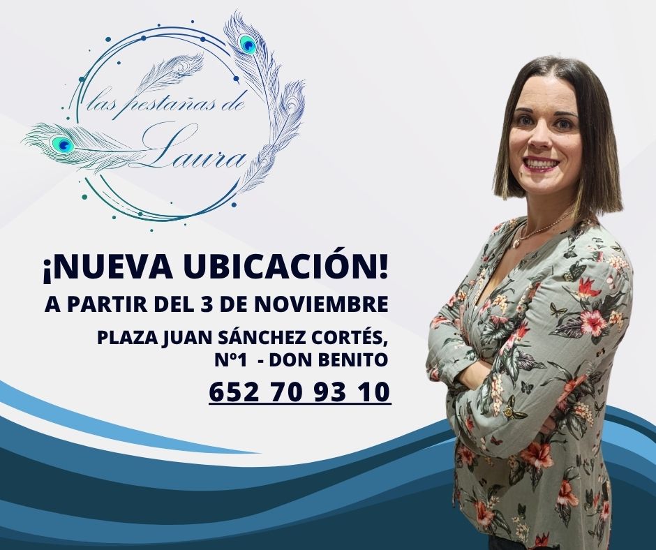 Las Pestañas de Laura tendrán nueva ubicación, a partir del 3 de noviembre / Plaza Juan Sánchez Cortés, 1 en Don Benito.
¿Quieres lucir unas pestañas espectaculares?
Diseñan miradas desde lo más natural, hasta lo más glamuroso.
Pide cita / 652 70 93 10