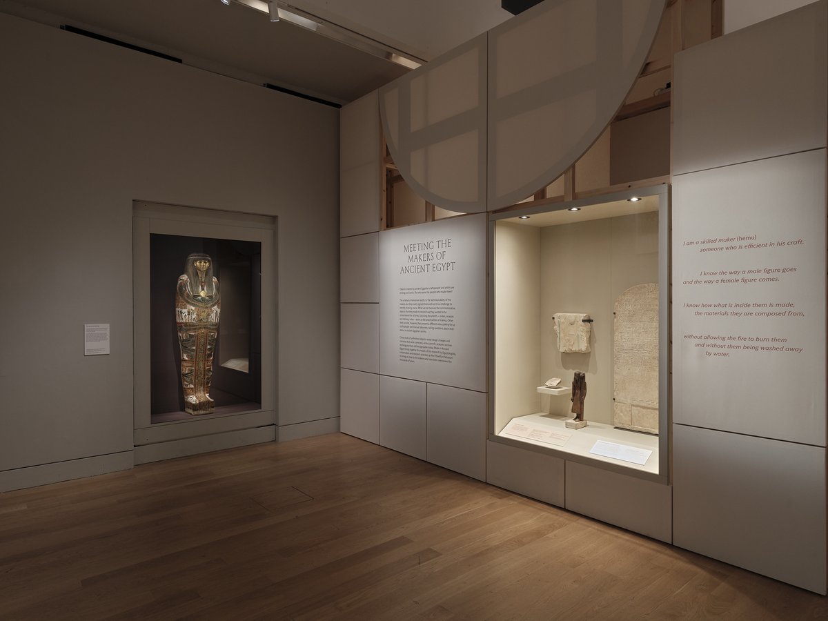 FitzMuseum_UK's tweet photo. 📸 Inside 'Made in Ancient Egypt' 🤩 https://t.co/MUmcRTnoy9