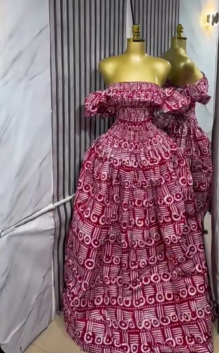 Smokey gown 
Size : 6-18
Location : Abuja 
Price 12k