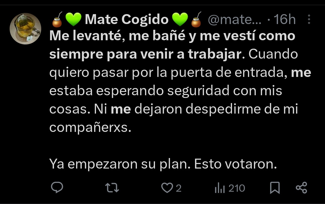 Friztella's tweet image. Será contagioso?