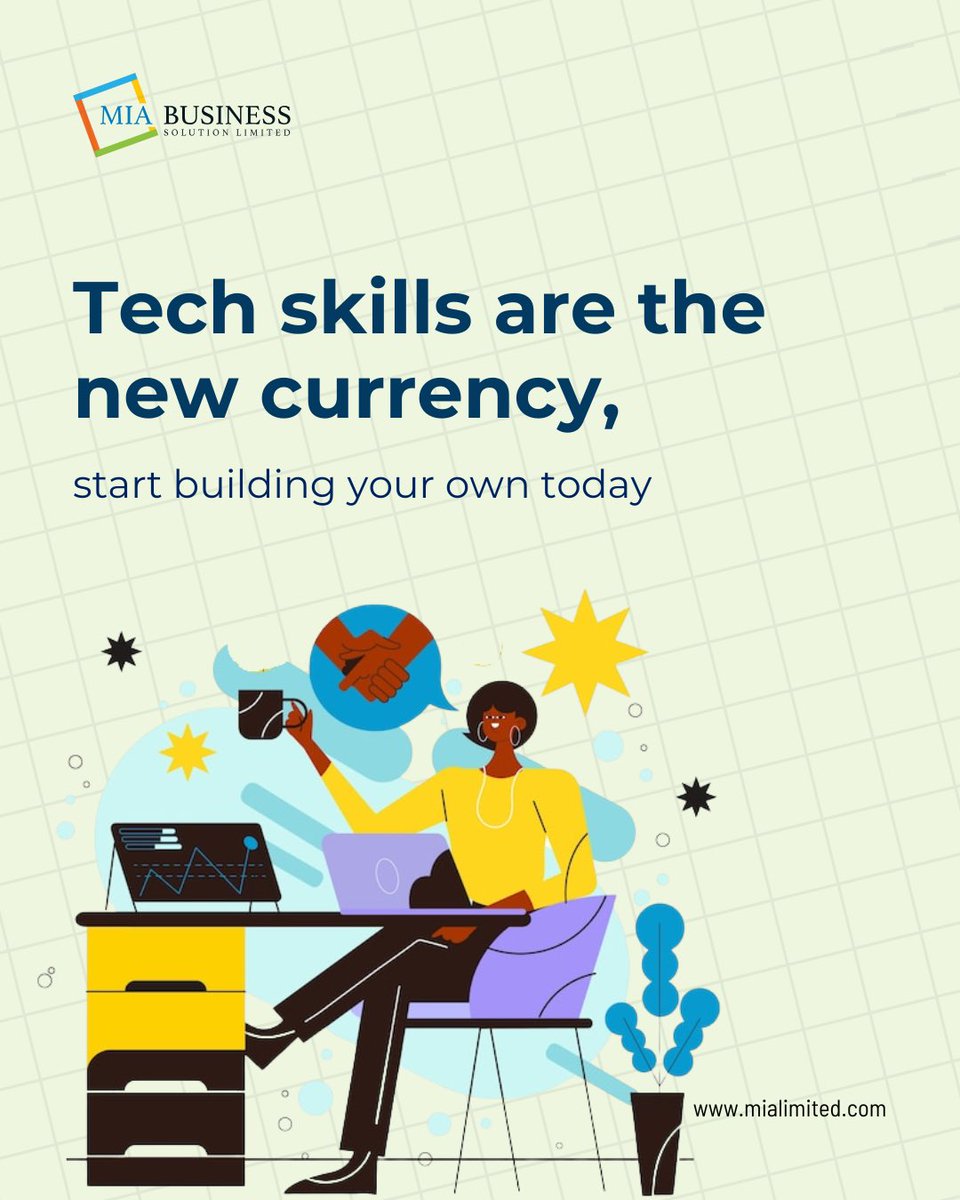 MIA_BSLimited's tweet image. today’s world, your skills are your strongest currency 💻. Start investing in yourself today! Join the MIA DevCohort 

#miabusinesssolutions #tech #DevCommunity