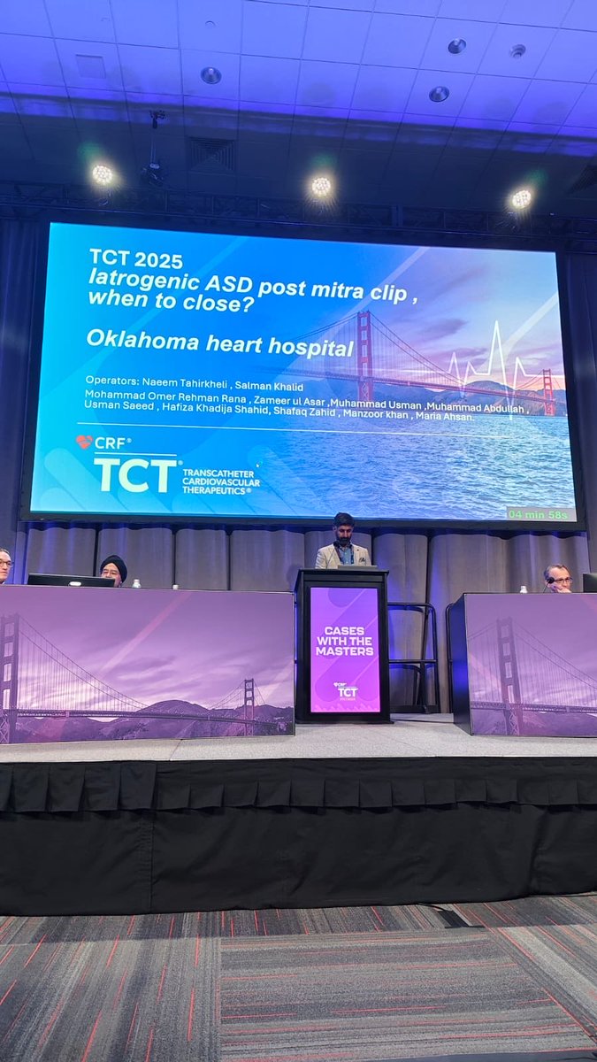 MuhammadOmer07's tweet photo. #TCT2025
Presenting my case with the masters! https://t.co/SRfYcqfS2x