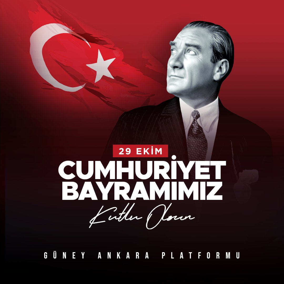 29 Ekim Cumhuriyet Bayramımız Kutlu Olsun.

Ankara'nın Güneyinde yer alan Karataş, Mühye, Yakupabdal mahallelerimizin yapısal sorunlarının çözülmesi ile Cumhuriyetimize yakışan bir Ankara hayal ediyoruz.
<a href="/mansuryavas06/">Mansur Yavaş</a> <a href="/hcanguner/">Hüseyin Can Güner</a> <a href="/spoank/">TMMOB Şehir Plancıları Odası Ankara Şubesi</a> <a href="/mimodank/">Mimarlar Odası Ankara Şubesi</a> <a href="/cankayabelediye/">Çankaya Belediyesi</a> <a href="/ankarabbld/">Ankara Büyükşehir</a>