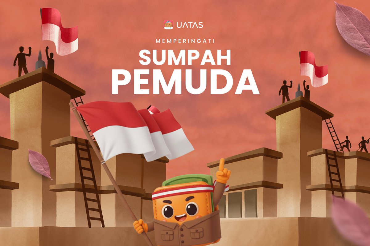 Beda daerah, beda cerita, tapi semangat kita tetap satu: Indonesia!
Mari terus bersatu, berinovasi, dan berani melangkah maju!

Selamat Hari Sumpah Pemuda! 💪