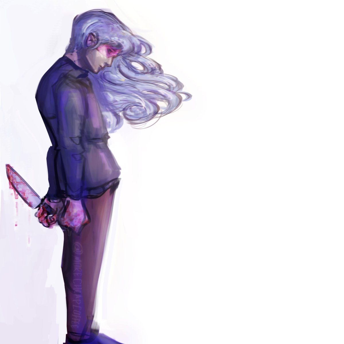 cheapestcoffee's tweet photo. first time drawing sal on ozempic #sallyface #salfisher https://t.co/L06boYUAWY