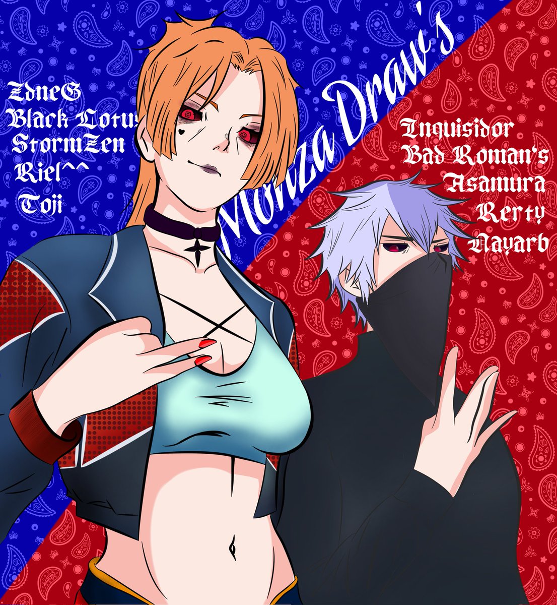 ZdneG_'s tweet photo. Another drawing dedicated to my clan. There are spaces available if you're interested. I also think I'll be doing more drawings about it. https://t.co/CxliPhmepW
