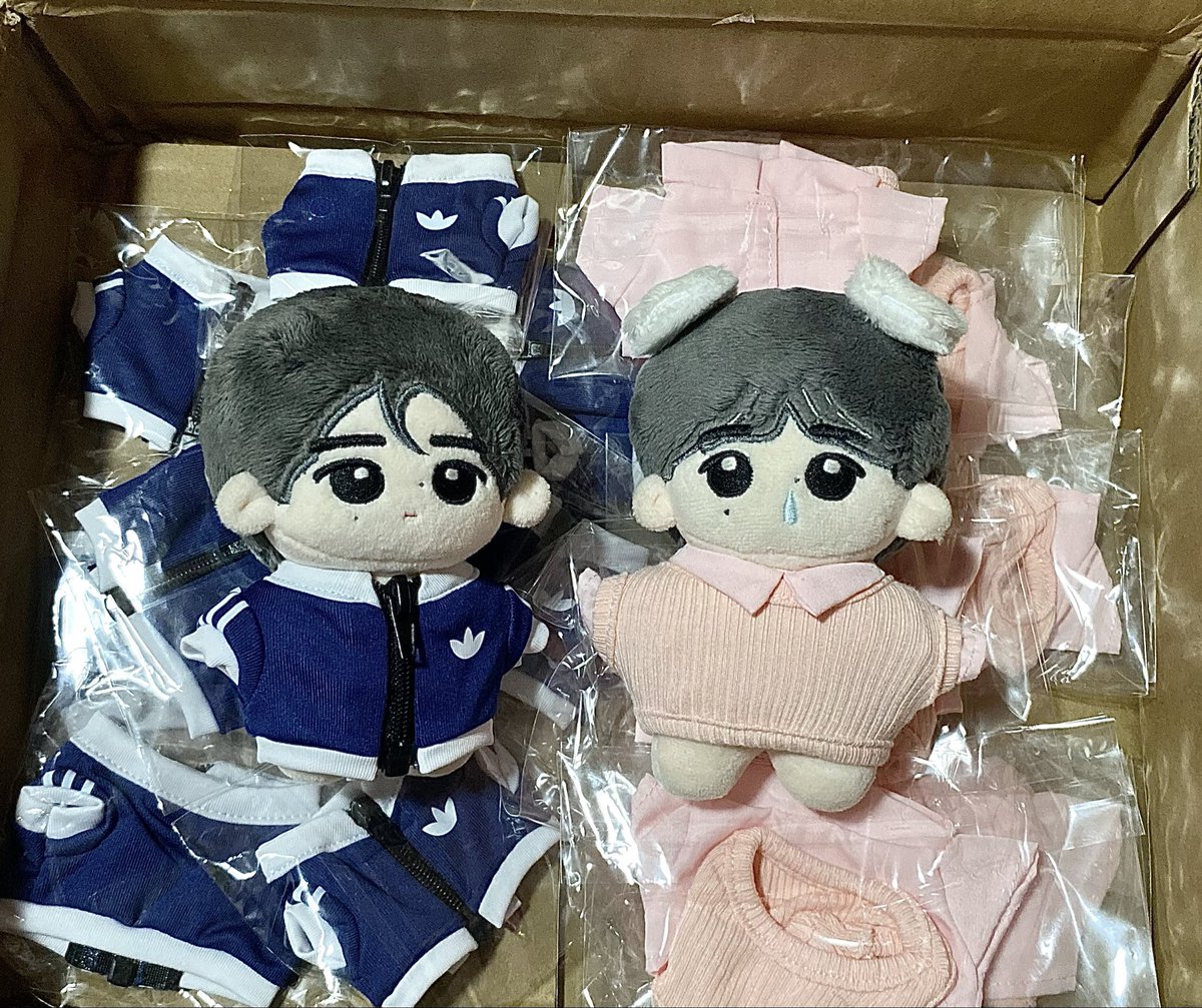 vjscart's tweet photo. #vjsupdates
sunghoon 10 cm doll clothes (hince & adidas) arrived! https://t.co/J17DU53oH0