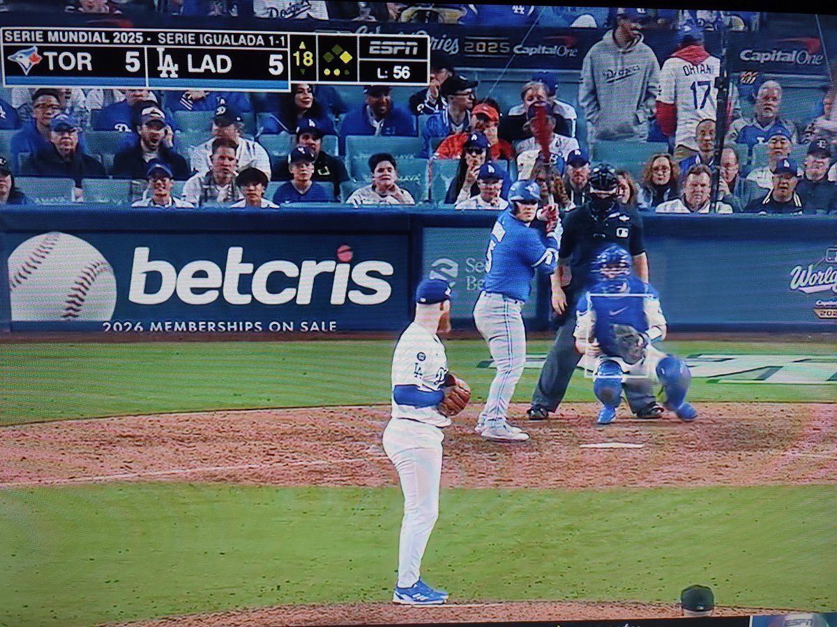 _gesann's tweet image. 6:39 min de partido .  18 innnings