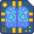 HarbingerPixel's tweet photo. Day 27 of Pixeltober: Robot, Community reward: Memory chips https://t.co/FFVQujO7uK