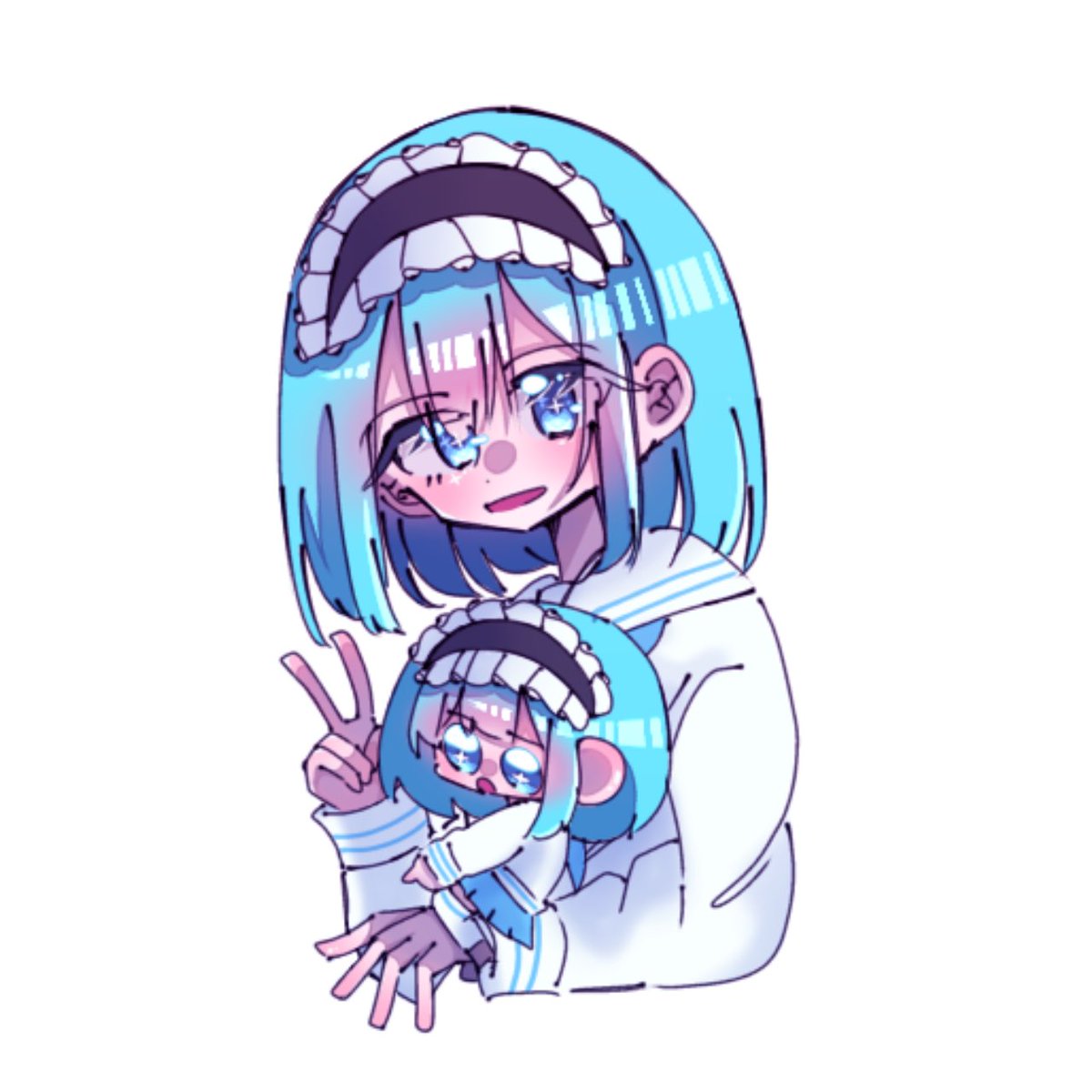 _yuwa76's tweet photo. 過去絵🩵 https://t.co/KHUO5JvIGZ