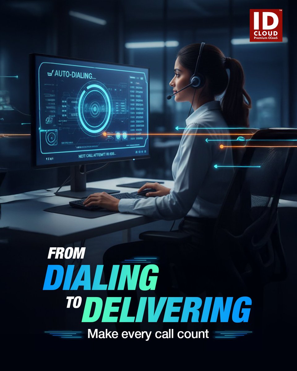 teckinfoindia's tweet image. Stop manual dialing! #IDCloud #AutoDialer means smarter calls, faster closings &amp;amp; effortless scaling with predictive dialing and advanced #analytics.
Boost your efficiency: teckinfo.com/top-auto-diale…

#SmartTech #Teckinfo