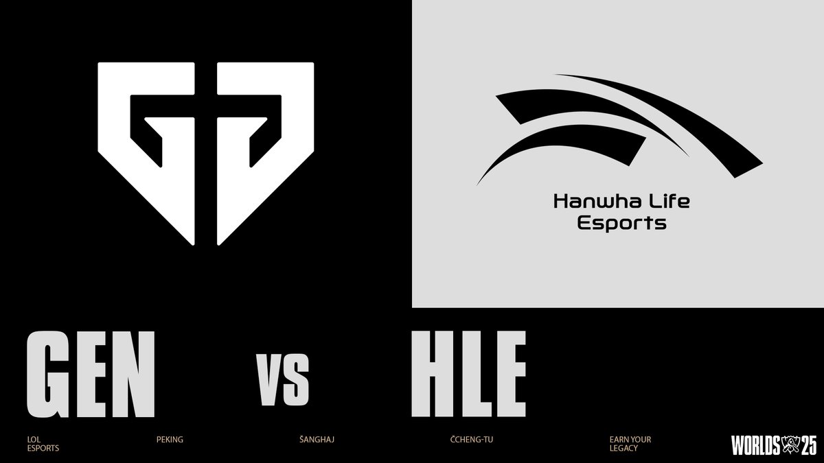 🔥 PLAYOFFS STARTUJÍ! 🔥

Dnes začíná vyřazovací část Worlds 2025 a hned první BO5 série bude pořádný korejský souboj:

 <a href="/GenG/">Gen.G Esports</a> 🆚 <a href="/HLEofficial/">Hanwha Life Esports</a> 

🎮 Začínáme už od 8:00!

📺 Sleduj živě na 👉 twitch.tv/hitpointcz