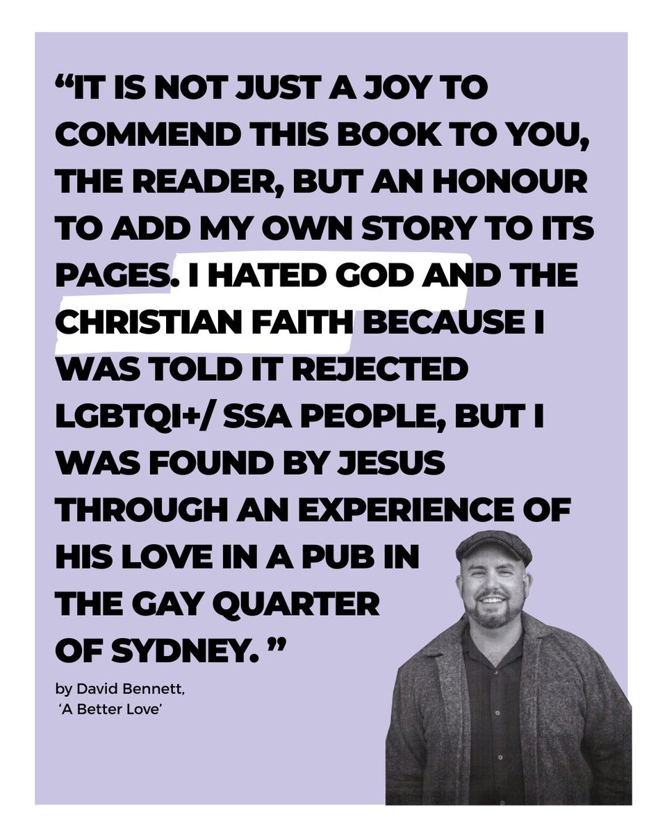 Thanks for the fabulous endorsement <a href="/DavidACBennett/">Dr David Bennett</a>

You can read David’s incredible story in our latest book 'A Better Love'

'A Better Love' is now available to buy via @thegoodbookcompanyuk 

thegoodbook.co.uk/a-better-love?…

#NewChristianBook