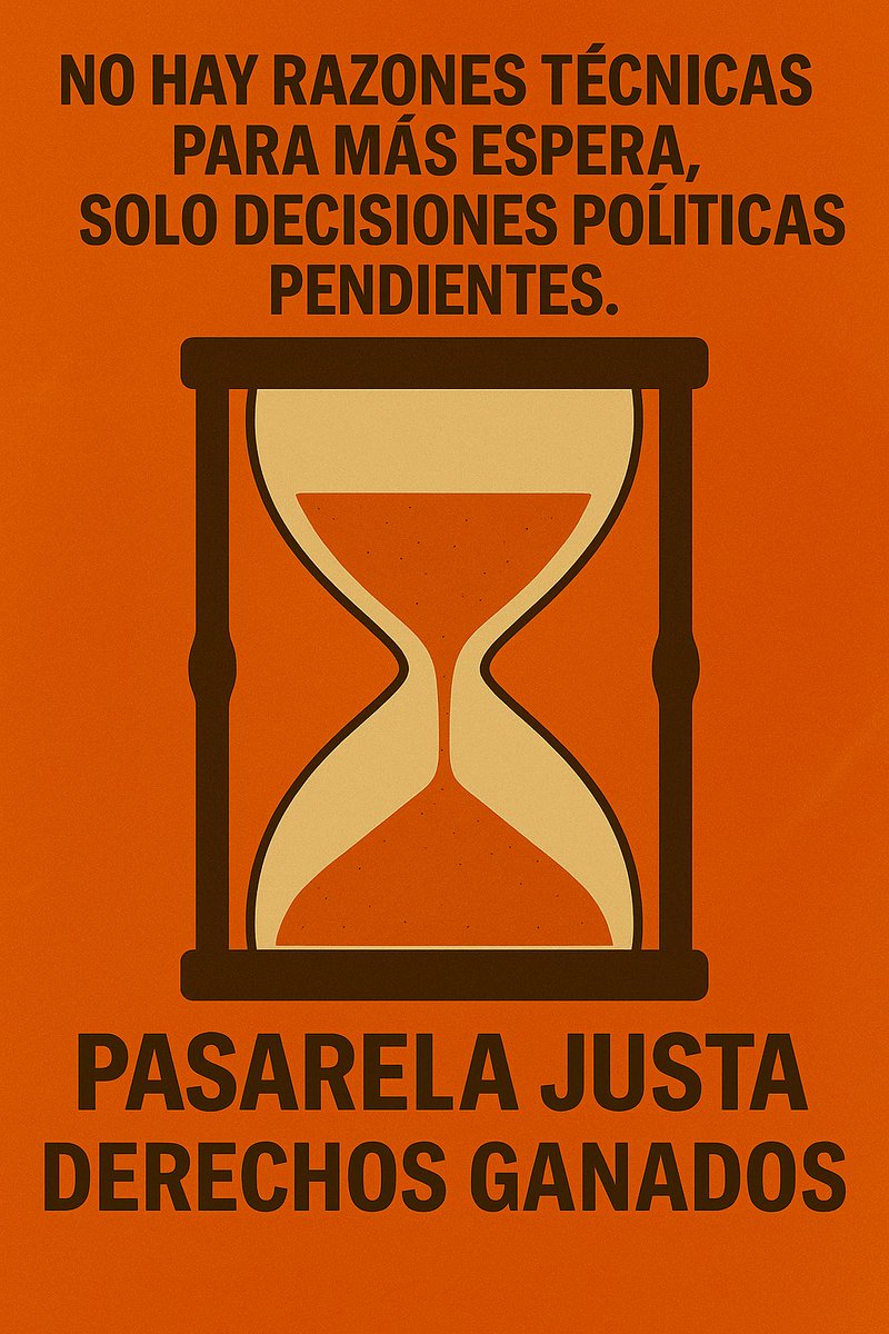 <a href="/DioufLuc/">Luc André Diouf Dioh</a> <a href="/martatrenzano/">Marta Trenzano</a> <a href="/MercePerea/">Mercè Perea Conillas</a> tenéis en vuestras manos el paso al Pleno, 
acelerar ahora no es política, es justicia.
Cada semana cuenta para miles de profesionales que ya cumplieron con su parte.
#PasarelaJusta