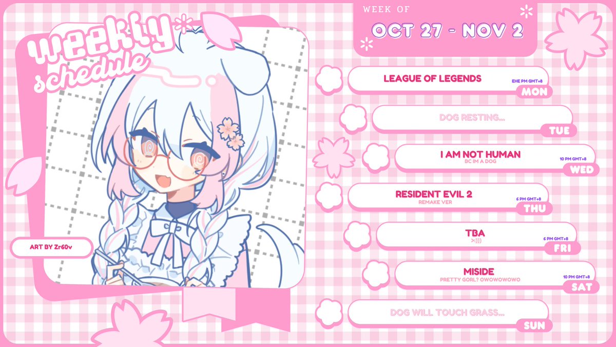 MinuHanaVT's tweet photo. RAHHH SPOOKY WEEK! 😱
we play horror games! 👻
ψ(`∇´)ψ
°❀⋆.ೃ࿔*:・°❀⋆.ೃ࿔*:・°❀⋆.ೃ࿔*:・
🌸 GENERAL : #minuhana
🌸 LIVE: #MinuLIVE
🌸 ART : #minugraph
🌸 CLIPS : #minu_clips #clipuhana
🌸 MEME : #MEMEnu
🌸 FAN NAME: Pawggers
°❀⋆.ೃ࿔*:・°❀⋆.ೃ࿔*:・°❀⋆.ೃ࿔*:・ https://t.co/sxFPoHepCE