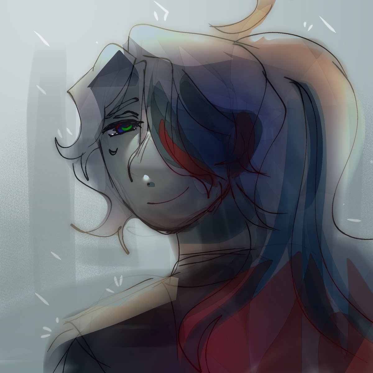 Though the game is cancelled, I will be taking the concepts I made and repurposing them. Desolate Noli, 1x and Roulette will be apart of my projects in the near future. Genuinely thank you for believing in us, I'm sorry it had to come to this,, here's a small drawing #robloxart