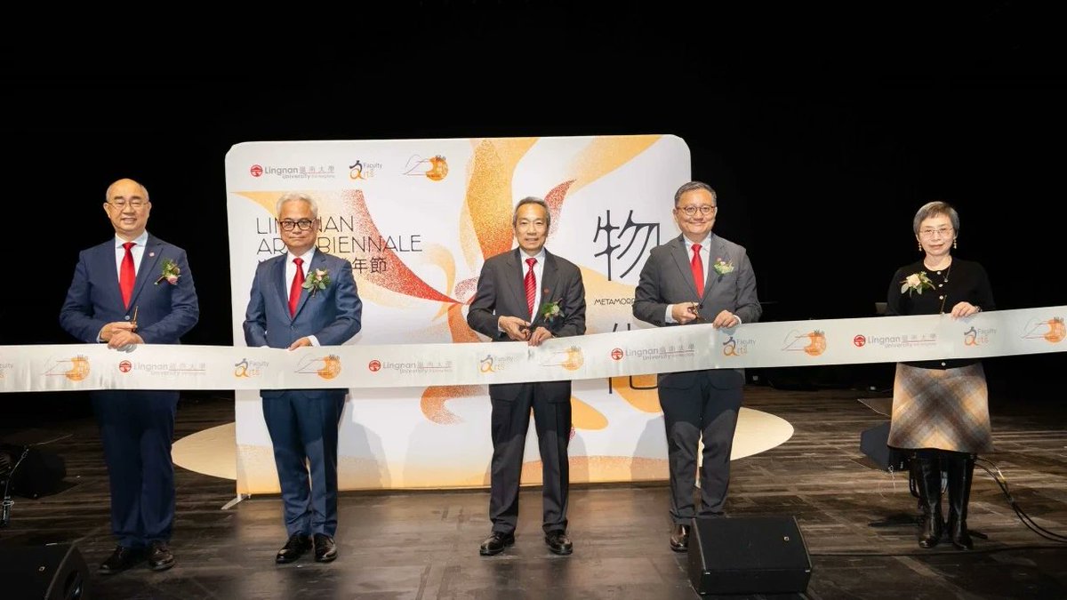 lingnanuni's tweet image. The Lingnan Arts Biennale 2025, "Metamorphoses," is here! Explore the fusion of art, culture &amp;amp; tech through performances like Xiqu Toy Story &amp;amp; The Fates of Mountains and Rivers. Free entry at West Kowloon &amp;amp; Lingnan campus!  
ln.edu.hk/news/press-rel… #LingnanArts #DigitalAge