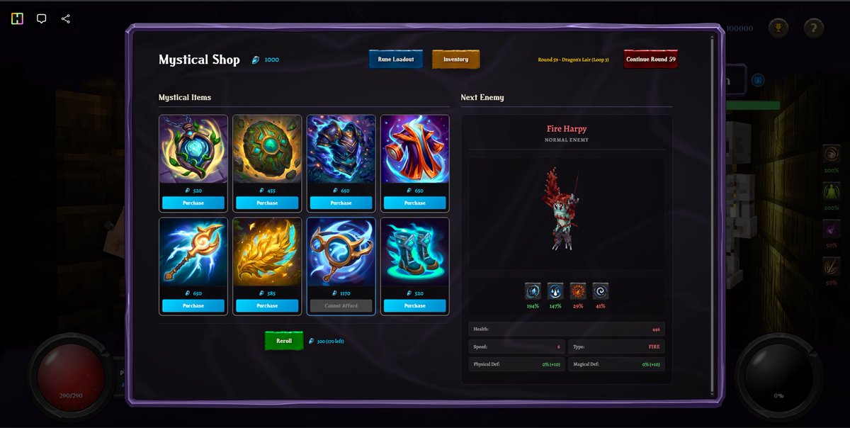 Been implementing huge gameplay changes and started some UI overhauling today for ARKYN <a href="/arkyngg/">ARKYN</a> 

See the new Mystical Shop Before &amp; After (WIP) 👀 🧙‍♂️