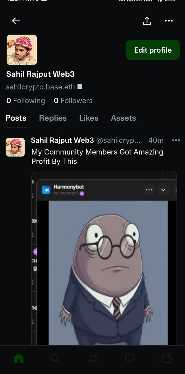 PredatorOnChain's tweet image. Just tested the new Base Social feature — made my first post and within minutes I earned ₹41.77 💸

Loving how Web3 social + onchain rewards are changing the game!

My handle: sahilcrypto.base.eth

#Base #Web3 #OnchainSocial #CryptoEarnings #BaseMode