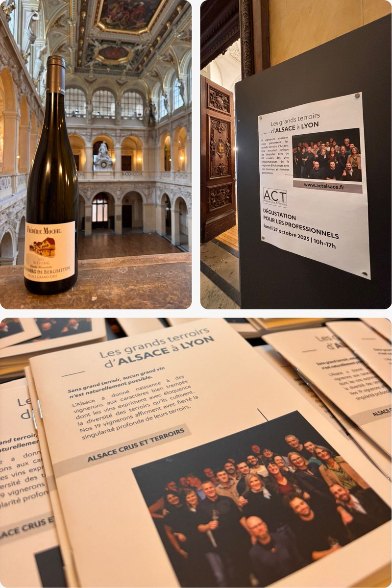 In Lyon, yesterday, with other members of Alsace Crus et Terroirs for a professionnal tasting

#lyon #tasting #fredericmochel #ACT #drinkalsace #alsacerocks