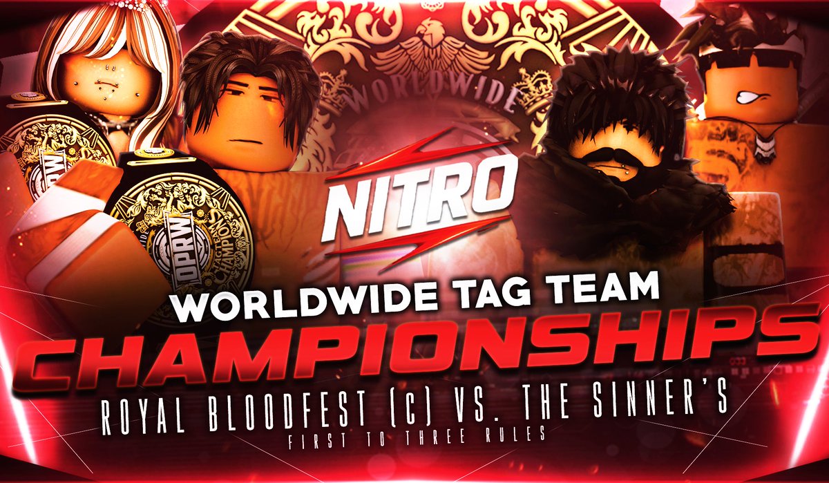NITRO // TONIGHT! 🚨

After a MONUMENTAL upset last Saturday at Super Show-Down.. The BRAND NEW and 2nd EVER Worldwide Tag Team Champions <a href="/TheCaileyApoth/">Cailey</a> &amp; <a href="/NoFaceZombi/">zee</a> have NO time to celebrate.. as the INAGURAL and FORMER Champions in <a href="/IVDDDDD/">💫</a> &amp; <a href="/jaydentojapan/">metro</a> look to invoke