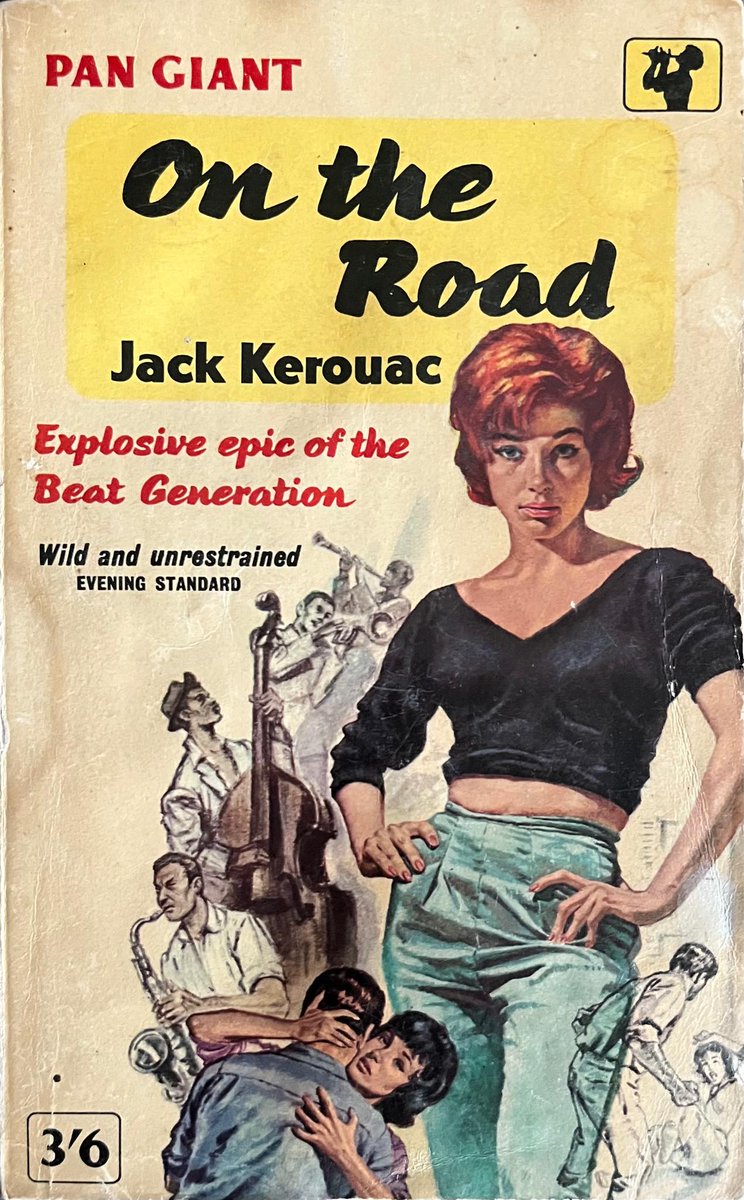 wilsongullis's tweet photo. On The Road by Jack Kerouac (Pan X84, 1961). #OnTheRoad #JackKerouac #1960s #book #books #Paperback #cover #coverart #artwork #PanBook #PanBooks #beats https://t.co/1VEeSHZUSZ